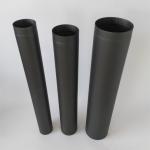 Straight Black Chimney Pipe Length 300mm - 1200mm Single Wall System