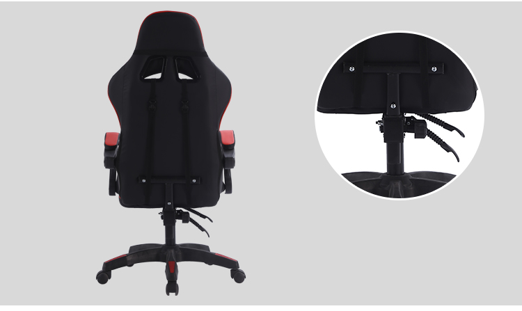Synthetic Leather Racing Computer Chair 2cm Sponge Racing Desk Chair