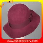6090434 Sun Accessory customized winner fashion wool felt clothe hats, women