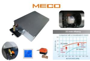 Quality Commercial Building Ceiling Concealed Fan Coil Unit 200CFM Quiet Operation wholesale
