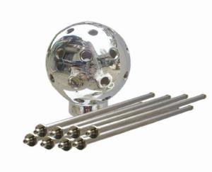 Quality 3&quot; Crystal Ball DN40 Dancing Fountain Nozzles wholesale