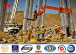 69 kv Philippines Galvanized Steel Utility Pole For Electricity Distribution