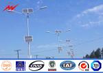 Double Arm 40w / 80w LED Commercial Outdoor Light Poles Wind - proof 136km/h