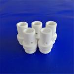 Carbon dioxide gas shielded welding of shunt alumina ceramics