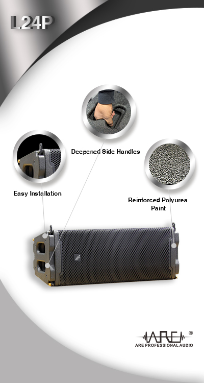 ARE Audio Dual 12" Line Array Speakers Professional Audio System Outdoor Line Array PA System