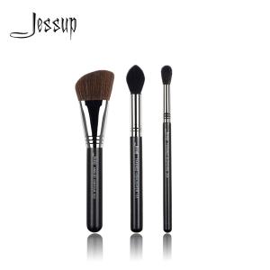 Quality Jessup 3pcs Antibacterial Makeup Brushes T305 Copper Ferrule wholesale