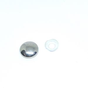Quality ABS Insulated Screws And Caps Chrome Surface Treatment Two Piece wholesale