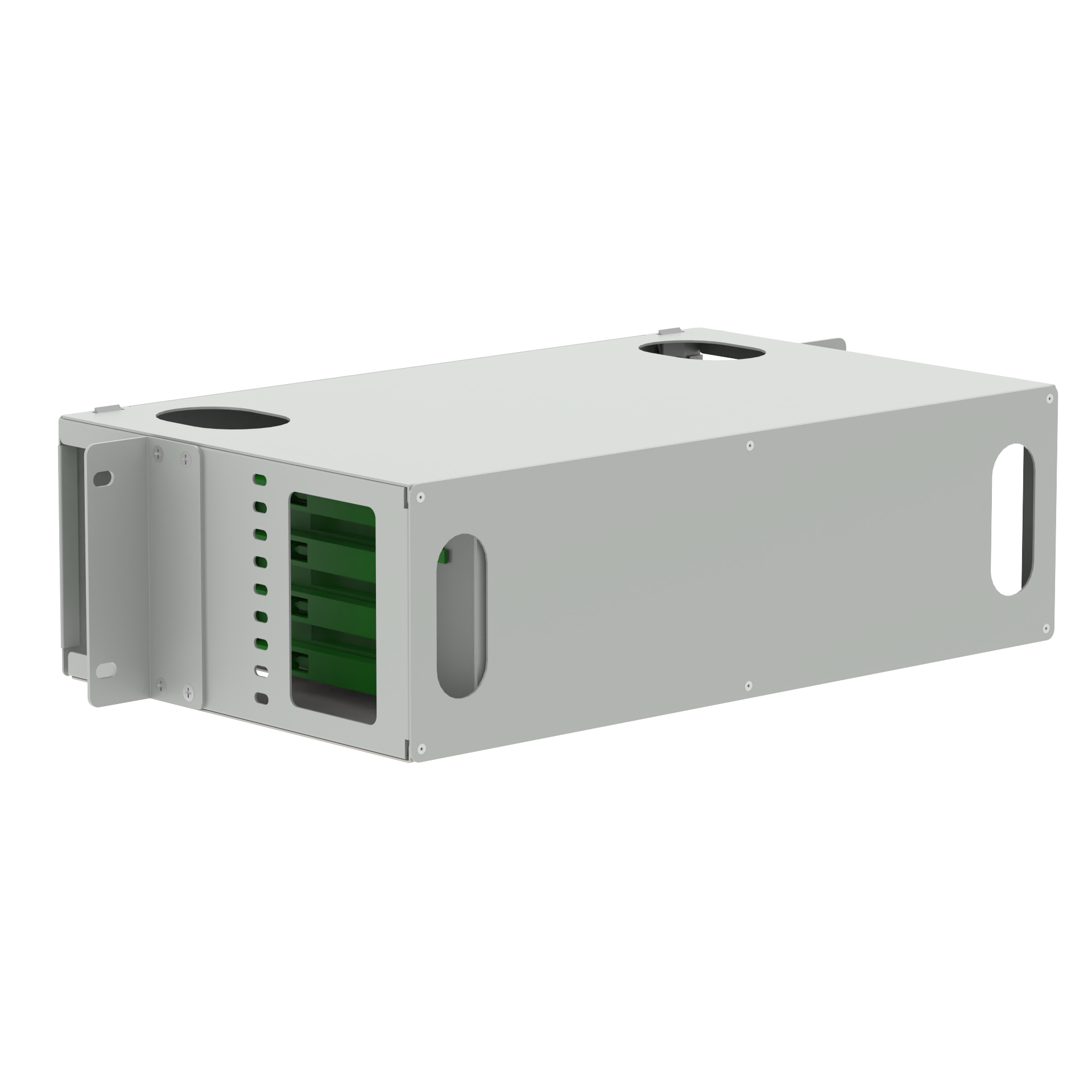 SC UPC Connector 48 Ports Fiber Distribution Patch Panel for Indoor ODF Network FTTH