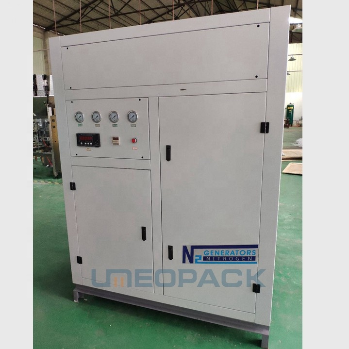 Purity 99.99% PSA Nitrogen gas making machine for food packaging of packing machine function price