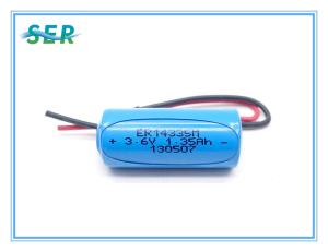 Quality Spiral Type 3.6V 1200mAh Lithium Primary Battery 2/3AA Size ER14335M For Water Heating Meter wholesale