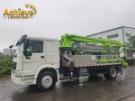 22H-3Z Reconditioned Zoomlion Concrete Pump Truck 8 / 12MPa Pressure