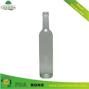 Quality 500ml Transparent Glass Bottle for Wine wholesale