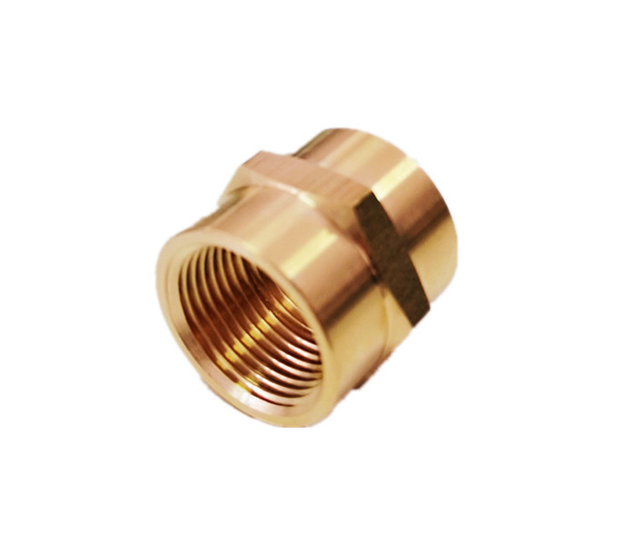 Nipple Coupling Brass Tube Fitting 3/4 Inch NPT X 3/4 Inch NPT Brass Adapter
