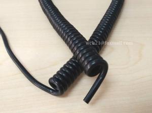 Quality UL20292 Jet Trencher TPE Curly Spiral Cable wholesale
