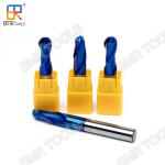 BOMA TOOLS HRC65 2 Flute Ball Nose Cutter for stainless steel milling in Nano