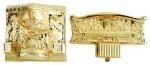 Christ Type Casket Hardware Kit , PP / ABS Coffin Fittings Suppliers With Steel