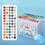 36 Color Kids Art Drawing Pen Double Brush Non-Toxic and Safe Oil Marker Easy to