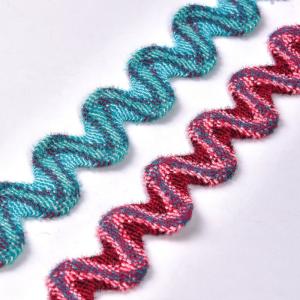 Quality Garment Polyester 2cm Lace Zig Zag Ribbon Trim wholesale