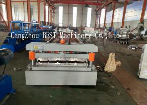 Quality Zinc Galvanizing Trapezoidal Roofing Sheet Roll Forming Machine 380V Roofing Sheet Making Machine wholesale