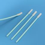 TX74 Dustless Green PP Stick Precision Cleaning Foam Tip Swabs For Cleanroom