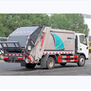 Quality Electric Carbon Steel Compactor Garbage Truck 8280 Kg Gross Vehicle Weight wholesale