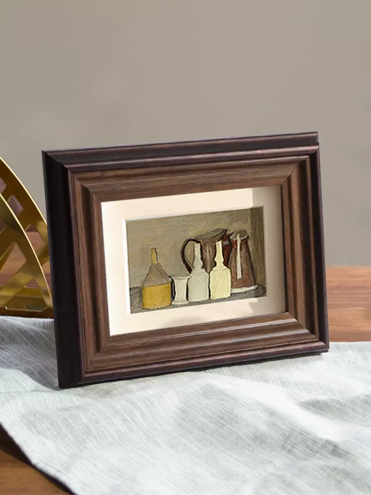 Creative Hollow Combination Small Picture Frames Custom Logo MDF Wooden Triptych Frame