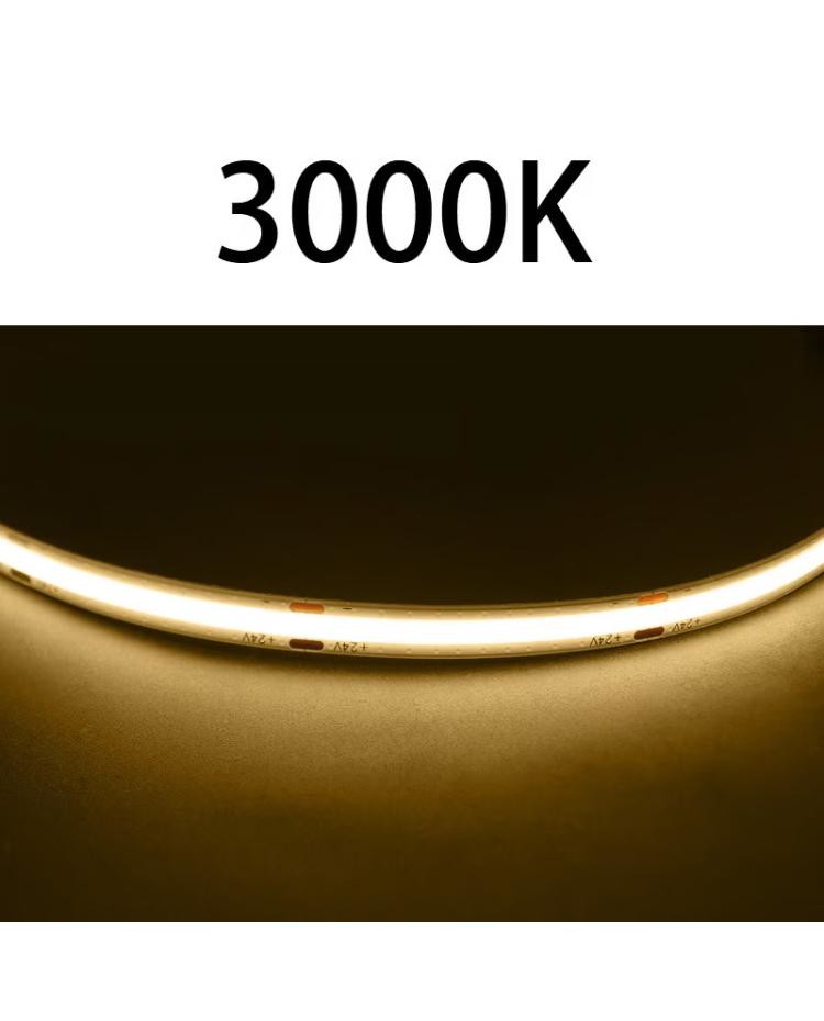 High CRI DC24V COB480 lights 5m/roll RA90 cob strip for indoor outdoor decoration waterproof profile COB strip