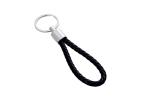 Zinc Alloy PU Leather Key Chains UV Printing Leather Key Ring Holder