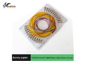 Quality 6.3mm SM9/125um Bunchy Pigtail Fiber Patch Cord wholesale