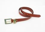 Rhinestone Metal Womens Soft Leather Belt Anti Brass Buckle 124g Weight