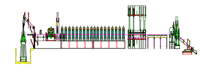 Grain bin storage steel silo roll forming machine