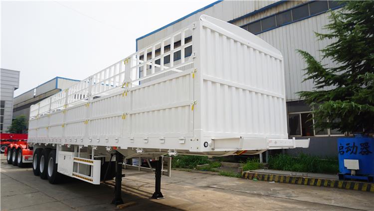 60 Ton Flatbed Trailer with Removable Stake-CIMC Manufacturer