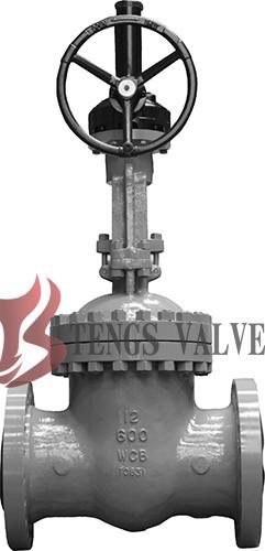 Cheap API Cast Steel Fully Open Gate Valve Metal Seat Z40H For Oil / Gas Industry for sale