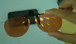 Quality Customized 3D Fireworks Glasses Thick Lenses Eco Friendly Materials wholesale