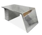 Retro Industrial Office Furniture Aviator Aluminum Airplane Wing Desk
