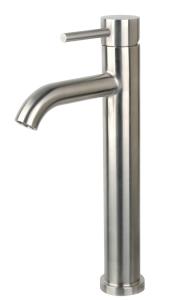 Quality Silvor Color Ssl 316 Bathroom Sink Faucets Brushed Finish Single Handle Wash Basin Taps Manufacturer wholesale