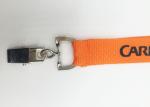Safety Neck Lanyards / School Id Lanyards With Swivel Bulldog Clips