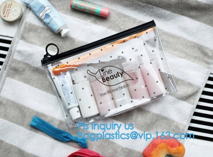 underwear packing slider zipper bags with hanger, Cosmetic k clear bubble bags, Manufacturer Clear Vinyl Slider Ba