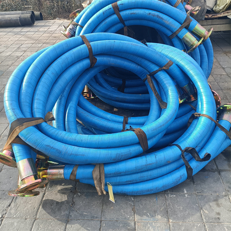 8 Inch Water Discharge Hose Lay Flat Dishwasher Camlock Rubber Pump Hose