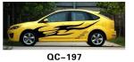 UV offset printing PVC Custom Car Body Sticker QC-197J