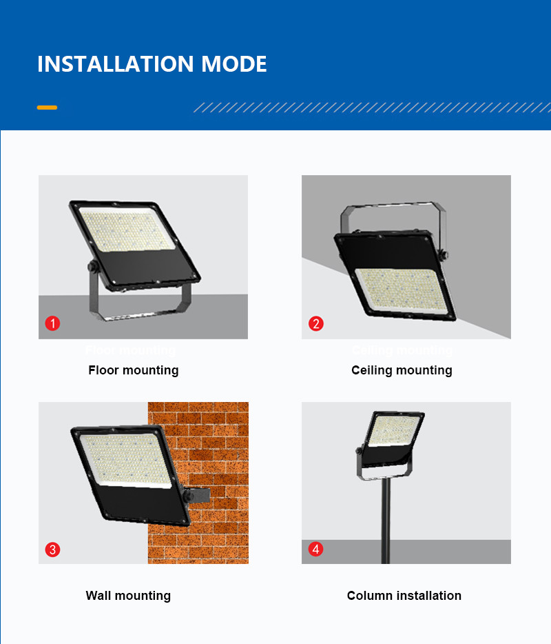 150w Commercial LED Flood Lights For High Outdoor Pole Sport And Stadium