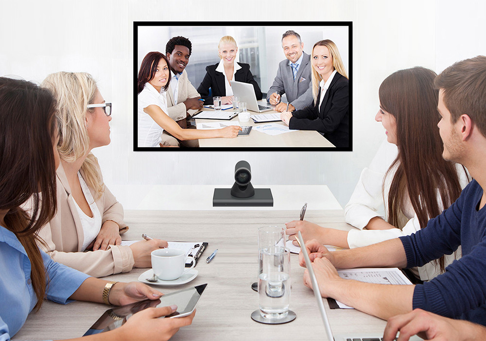 4K All-In-One HD Auto Tracking Video Conference Camera Built In Microphone 12x Optical Zoom 71°Wide Angle Lense Camera 4