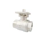 304/316 Stainless Steel High Platform 2PC Ball Valve Body for Oil Media ISO 9001