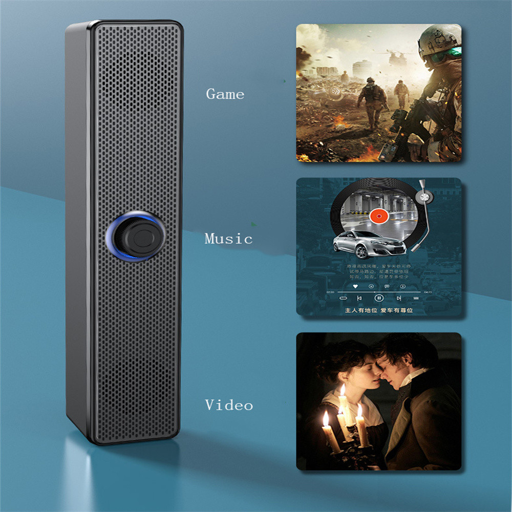 330mm Length Home Theater Bluetooth Soundbar Speaker Support TV PC Phone