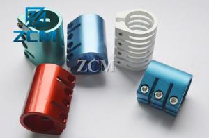 Quality Ra 0.8 Finish Orange Red Anodized III Aluminum Motorcycle Bracket Parts wholesale