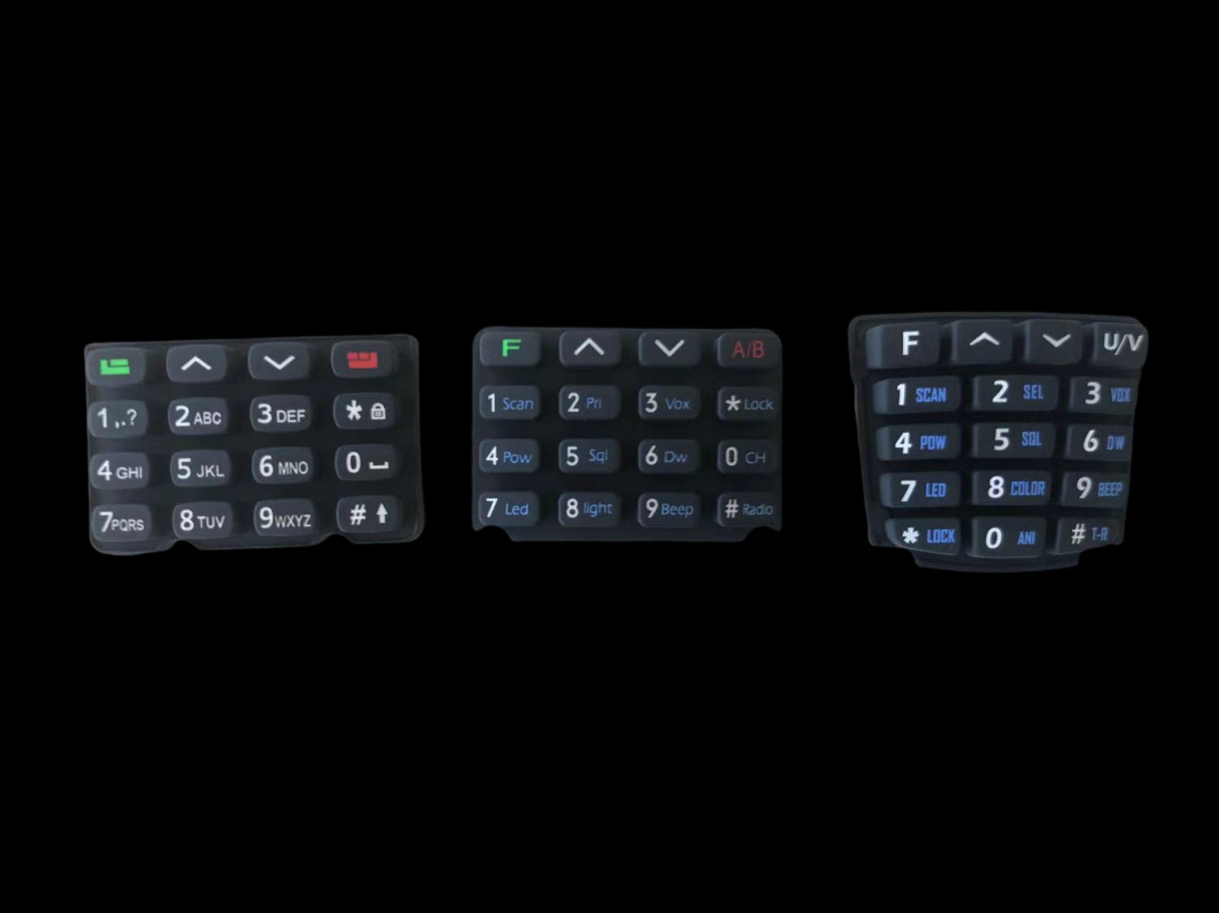 Custom Silicone Rubber Keypad Interpone Keypad Intercom Button