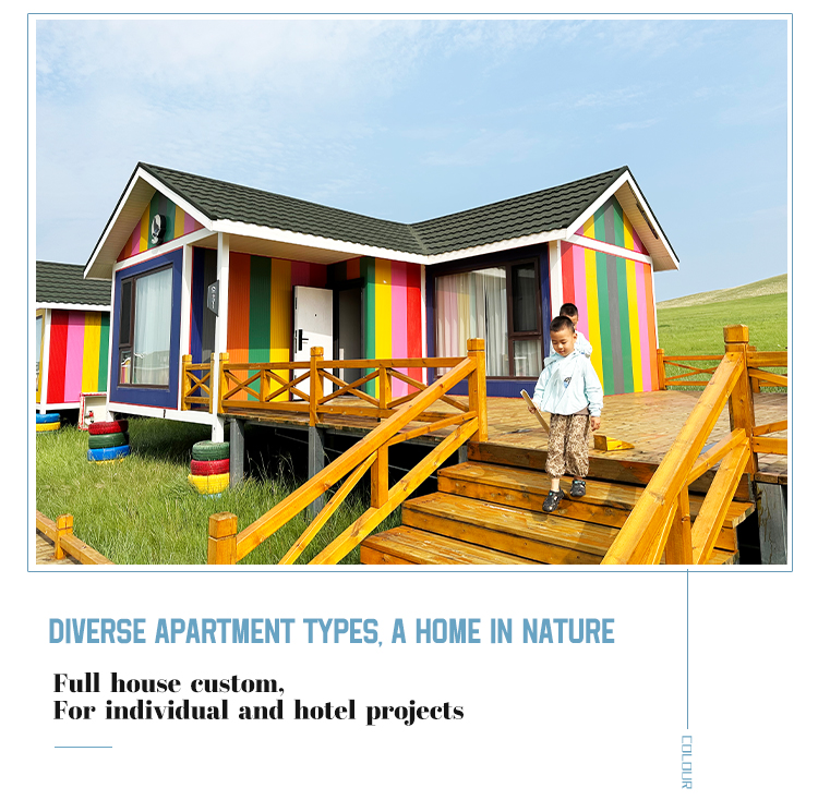 Quick Assembly Detachable Container Prefab House Sustainable Bedrooms for Holiday Home