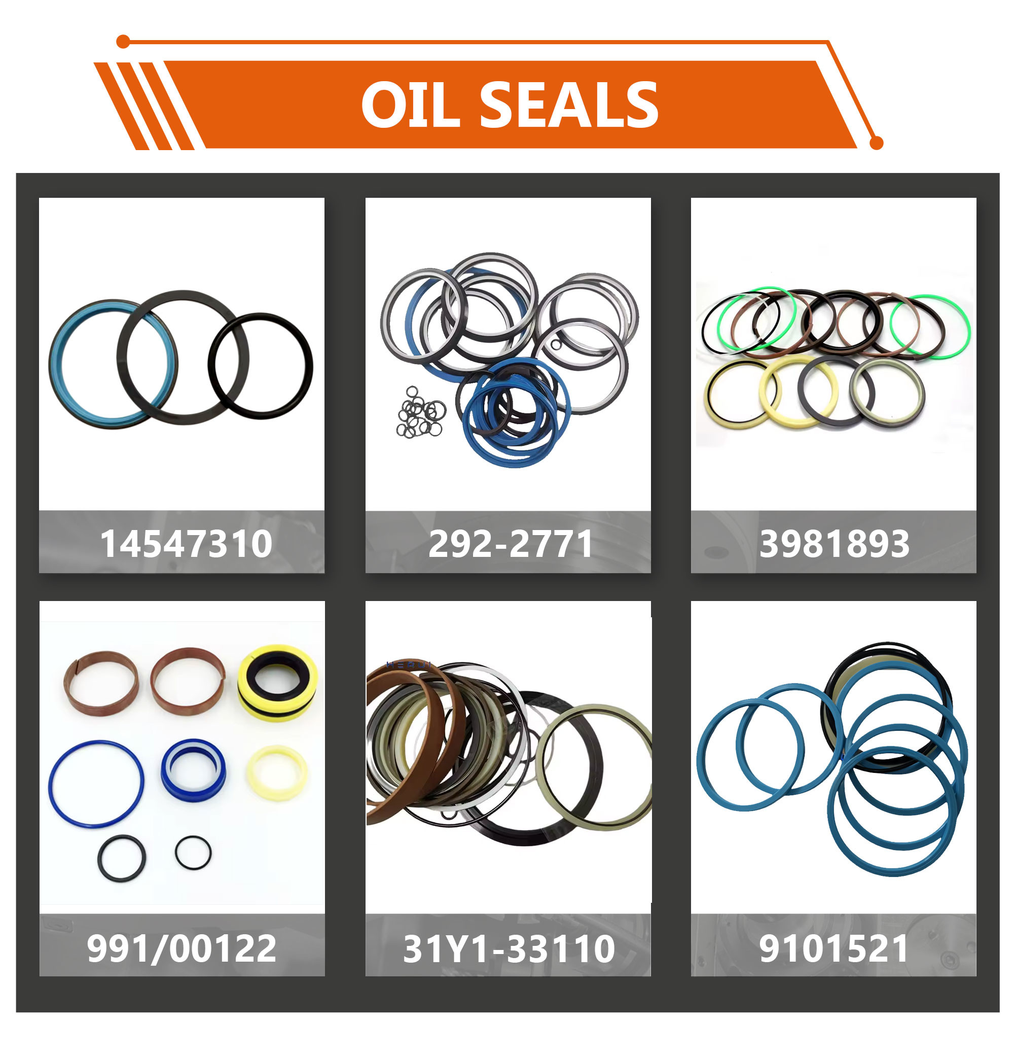 Excavator Cylinder Seal Kit Excavator Spare Parts PC300-7 Boom Seal Kit Arm Cylinder Seal Bucket Repair Kit