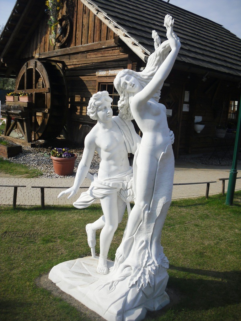 Marble statue planter stone carvings flowerpot sculpture,outdoor stone garden products supplier