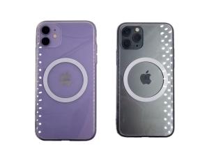 Quality Transparent 8mm Induction Magnetic Phone Case FCC For Iphone 11 wholesale